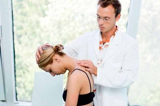 Doctor's appointment for cervical osteochondria